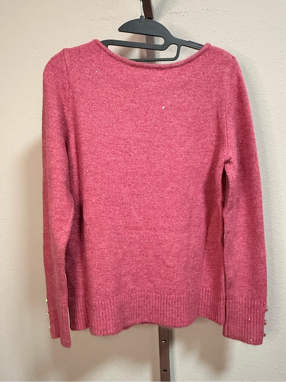 NWT Lilly Pulitzer Lola Sequin Sweater in Confetti Pink Metallic - Picture 10 of 16
